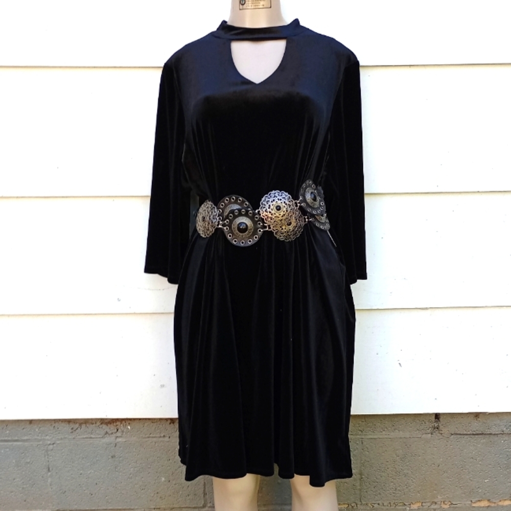 Black Velvet Dress